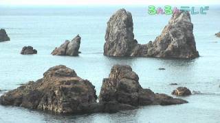 新温泉町の海岸と漁り火（兵庫県・新温泉町） [upl. by Nemsaj]