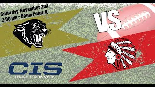 Camp Point Central vs Nokomis  IHSA Football [upl. by Yuille]