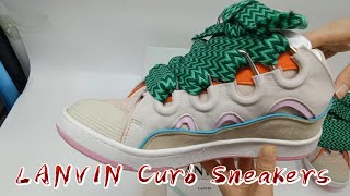 Lanvin Curb Sneakers Unboxing and Detailed Review [upl. by Schaffel]