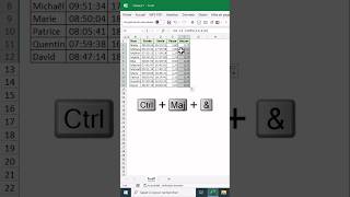 Comment Calculer les heures dans Excel microsoftexcel excel astucesexcel [upl. by Eirb]