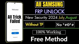 Samsung Frp Bypass 2024Android 1314 New Security 2024 JulyAugust100 Working Solution [upl. by Torrin617]