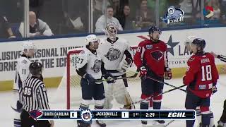 Icemen Highlights November 9 2024 Jacksonville Icemen vs South Carolina Stringrays Frozen Five [upl. by Dabney]