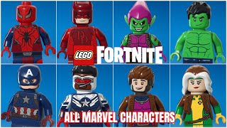 All LEGO Fortnite Marvel Characters [upl. by Schwarz]