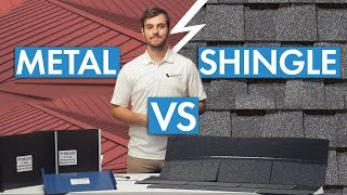 Metal Roofing Vs Shingle Roofing [upl. by Zoeller777]