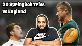 20 Great Springbok Tries Against England  2000 to 2009  REACTION [upl. by Bisset]