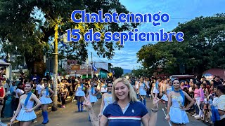 🇸🇻CHALATENANGO así celebra el 15 DE SEPTIEMBRE DESFILE 🇸🇻 203 años [upl. by Gwennie]