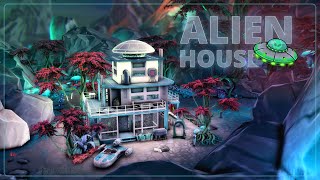 Дом пришельца👽🛸│Строительство│Alien House│SpeedBuild│NO CC The Sims 4 [upl. by Couture]