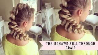 Mohawk PullThrough Braid by SweetHearts Hair [upl. by Idnahc737]