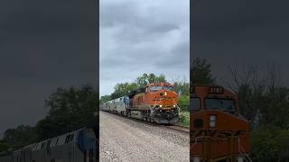 With A Little Help From Their Friends  BNSF Led Empire Builder [upl. by Ilarin]