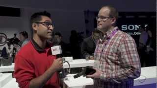 Sony NFC Headphones CES 2013 [upl. by Ahmed]