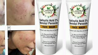 Luxutza Sciences Salicylic acid 2 Benzoyl Peroxide Face wash [upl. by Niltiac717]