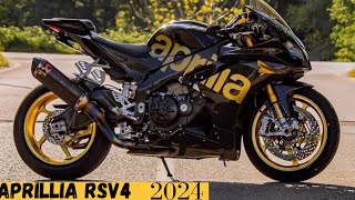 Aprilia RSV4 2024 Review A Superbike for the Streets and the Track [upl. by Alleunam]