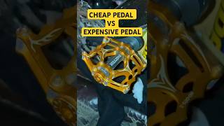 Cheap pedal vs Expensive pedal  Bike Pedals Comparison shorts trending bikepedal cycling [upl. by Savell]