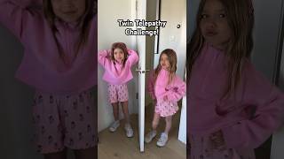 Twin Telepathy Challenge shorts [upl. by Negroj859]