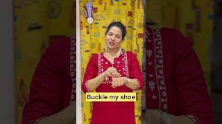 One Two Buckle my shoe 👞 ytshorts youtubeshorts creativelearners englishsongs kidssong [upl. by Soneson]