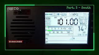 FMDX Bandscan  kierunek Wschód  Zachód  Północ  Południe Part3  Północ [upl. by Dijam]