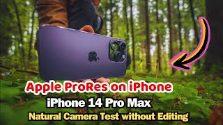 Record video in Apple ProRes  iPhone 14 Pro Max [upl. by Silden]