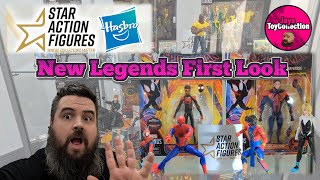 Marvel Legends Across the Spiderverse Wave 2 IN HAND First Look Hasbro UK Collector Event Vlog [upl. by Haorbed]