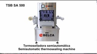 Termoselladora TSB SA 500  Thermosealing machine [upl. by Whiffen]