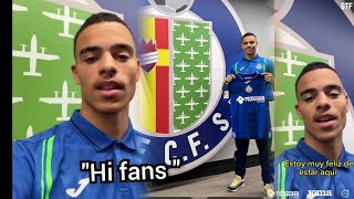 Mason Greenwood first message to fans after announcement in Getafe after Man United exit 👋 [upl. by Selassie207]