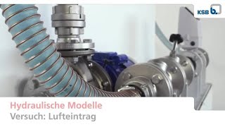 Hydraulische Modelle Versuch Lufteintrag [upl. by Osmond]