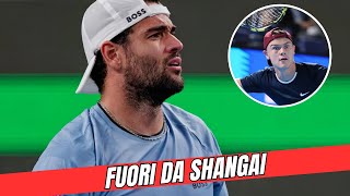 Berrettini saluta Shanghai il danese Rune vince ancora in rimonta [upl. by Rafael]