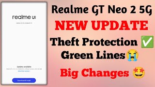 Realme GT Neo 2 New Update ReviewTheft Protection in Realme GT Neo 2Greel lines Realme GT Neo 2 [upl. by Cran731]