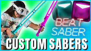 1251 UPDATE HOW TO Get Custom Sabers for Quest 2 in Beat Saber With Downgrading [upl. by Tandi862]