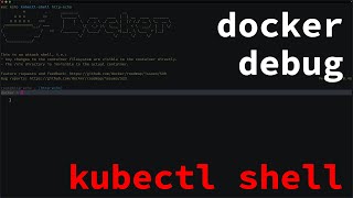 kubectlshell  exec into a shellless pod [upl. by Hayyifas]