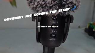 NO TALKING🔓 ASMR💖🐻 different mic covers🎤 [upl. by Meave734]