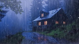 Gentle Night RAIN  Rain Sounds For Sleeping  Thunderstorm Sounds Relax Study ASMR [upl. by Ennaxor896]