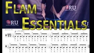 Snare Drum  Flam Essentials  The Percussion Circle issue 1 [upl. by Crellen]