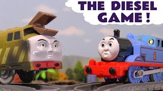 Toy Trains Tom Moss Thomas and Friends Story with Diesel 10 [upl. by Dallis]