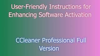 Seamless Installation of CCleaner Professional for Activation  CCleaner Professional 2024 [upl. by Siravart221]