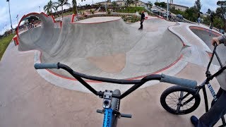 Riding BMX at Unreal California Skateparks [upl. by Sacci]