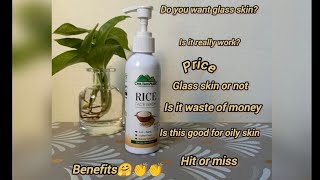 is this chiltan pure rich wash facewash give us glass skin or notchiltanpure rice face wash review [upl. by Agon]