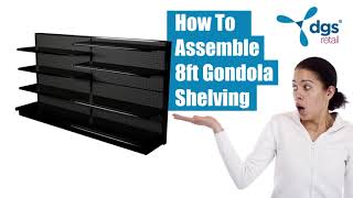 How to Install Lozier Shelving 8ft [upl. by Berny659]