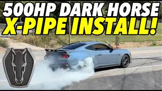 2024 Ford Mustang Dark Horse 50L V8 w XPIPE INSTALL [upl. by Ajax731]