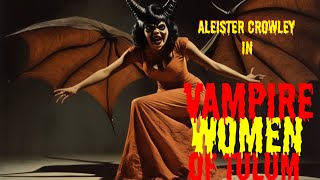 quotVampire women of Tulumquot Aleister Crowley 1960s horror movie trailer  AI Generated [upl. by Yentruoc179]