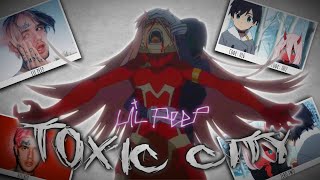 Lil peep  Toxic City  Darling in the franxx EDIT 1080p 60fps [upl. by Eserahs]