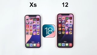 iOS 18  iPhone 12 vs iPhone XS Speed Test [upl. by Jaquelin]