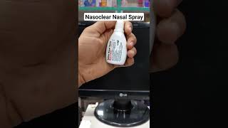 Nasoclear Saline Nasal Spray  Allergies  Mahashakti Pharmacy  nasoclear mahashaktipharmacy yt [upl. by Etat]