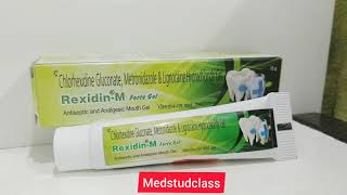 Rexidin M forte gel toothache ke liye mouth ulcers [upl. by Nosyrb]