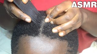 ASMR SCALP TREATMENT  HEAD SCRATCHING amp REMOVING WHITEHEADS upclose zoom [upl. by Ariadne201]