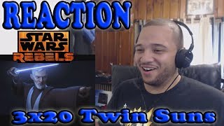 Star Wars Rebels Season 3 Episode 20  Twin Suns Reaction [upl. by Elletnahc]