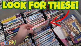 These Movies Are Worth 100s EACH Thrifting Goodwill  Buying and Selling on Ebay and Amazon FBA [upl. by Babby]