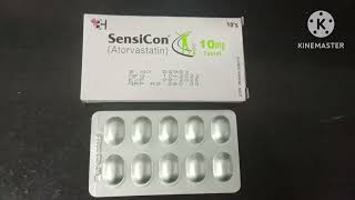 Sensicon 10mg Tablet Uses in Urdu Sensicon 20mg Tablet Uses Sensicon 40mg Tablet UsesAtorvastatin [upl. by Anihpesoj]