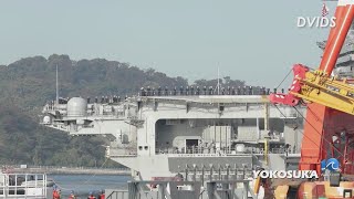 USS George Washington sailors die after arriving in Japan [upl. by Fairlie158]