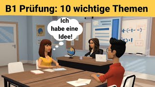 Mündliche Prüfung deutsch B1  Gemeinsam etwas planenDialog  10 wichtige Themen  sprechen Teil 3 [upl. by Sivle]