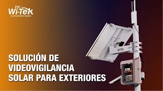 🌞🔒 Solución de videovigilancia solar para exteriores  WITEK  By Demes [upl. by Atipul]